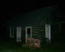 Haunted log cabin in Kentucky