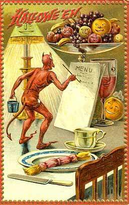 Vintage Halloween Postcard